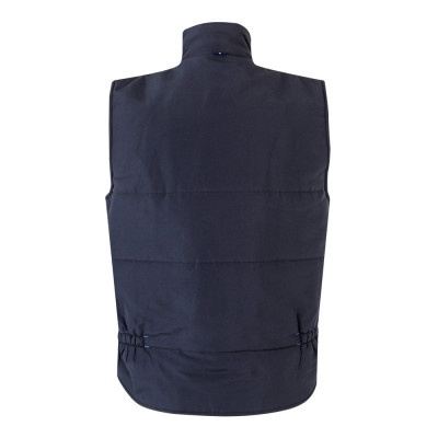 VL NERGAL. Colete acolchoado, bicolor multibolsos (120g/m²), em poliéster (100)